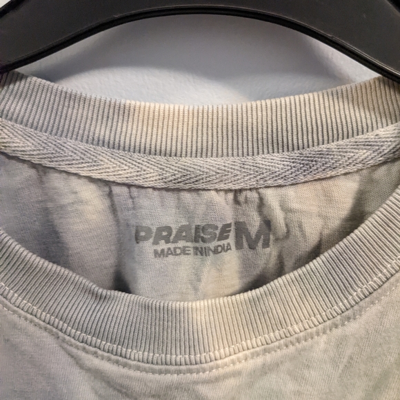 Praise cropped long sleeve tie dye - Picture 4 of 5